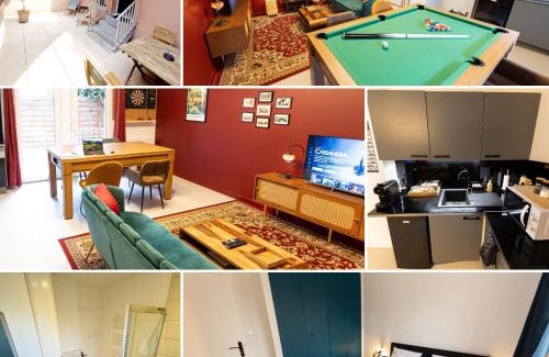 Villefranche-sur-Saone Apartment | Escapade Vintage avec Jeux, Billard et Fléchettes Détente Assurée !