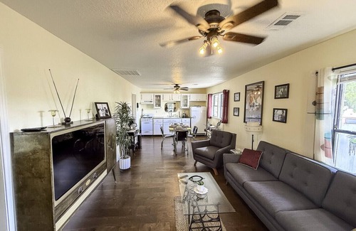 Russellville Apartment | Escape to Retro Bliss: 1950s Themed Duplex with Riverfront Charm!
