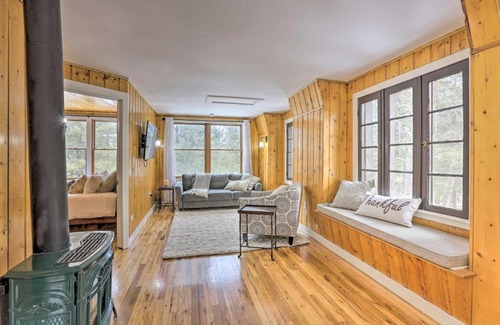 Evergreen Meadows Apartment | Evergreen Apt with Deck, Fire Pit and Gas Stove!
