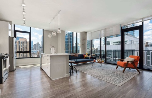 Near North Side Apartment | Exclusive Gold Coast 2BR: Balcony, Walkable