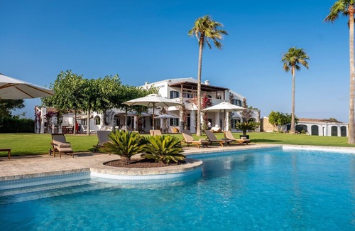 Sant Lluis House | Exclusive luxury estate with padel court, mini-golf, hot tub & pools
