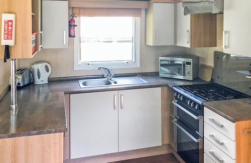 Saint Ann's Chapel House | Extra spacious luxury 12ft-wide caravan with one double and one twin.