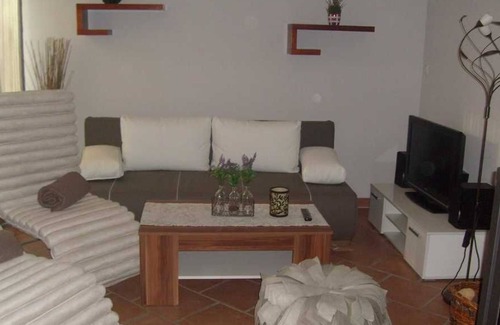 Feriendorf Silbersee House | family friendly holiday house with south facing terrace directly Waldrandlage