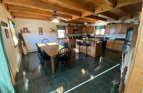 Blodgett Mills House | Family Friendly Log House At Greek Peak Mountain Resort