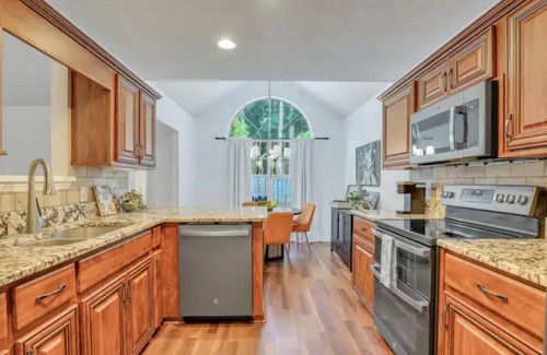Savannah House | Family-Friendly Savannah Home Pool, Fire Pit, Game Room