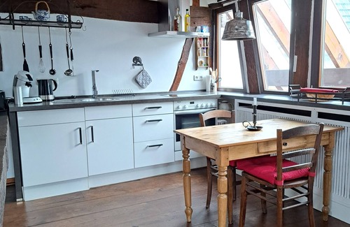 Antweiler Apartment | Fantastic Eifel apartment for 2 people with sauna, countryhouse garden & terrace