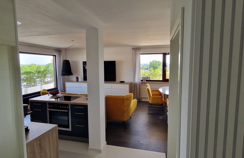 Bad Salzuflen Apartment | Fantastic view - penthouse, air conditioning, roof terrace in Bad Salzuflen