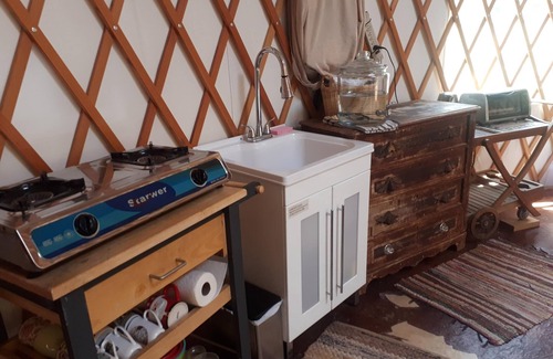 Shawnigan Lake Cabin | Farm-Stay one bedroom Eagle yurt