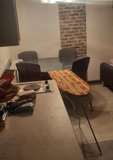 Paka Apartment | Fehér-kék hibiszkusz