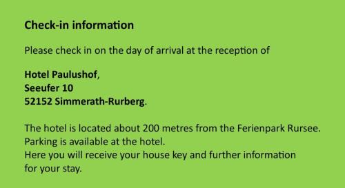 Rurberg Resort | Ferienpark Rursee