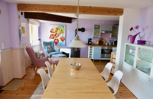 Wormshoft Condo | Ferienwohng. with traumh. Schleiblick in histor. Mill tower, btw. Baltic u. Schleinufer
