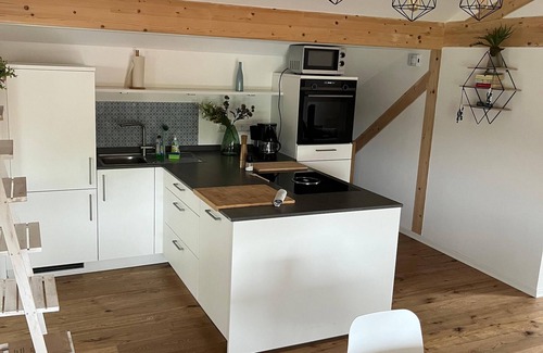 Gstadt Apartment | Ferienwohnung mit 2 Separaten Schlafzimmern, 85 m²