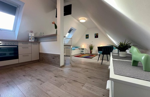 Bad Konigshofen Apartment | Ferienwohnung 4 mit 2 Ausziehbare Einzelbetten