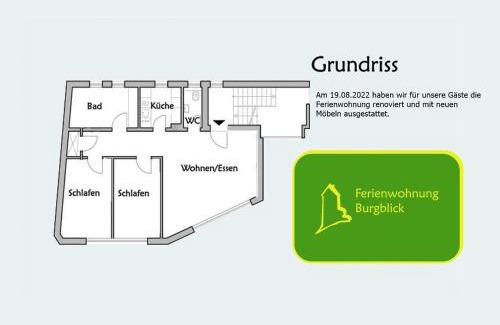 Wiesbaden Apartment | Ferienwohnung Burgblick