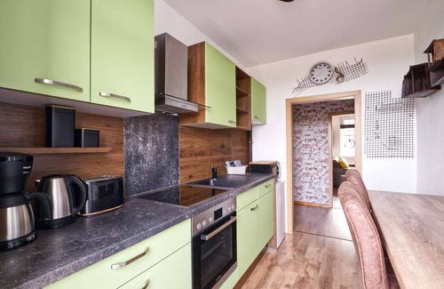 Annaberg-Buchholz Apartment | Ferienwohnung Loft Studio Annaberg mit Kamin und Sonnenterrasse