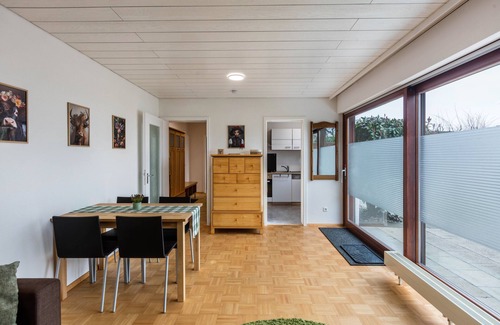 Otlingen Apartment | 'Ferienwohnung Schwarzwaldblick' with Mountain View, Private Terrace and Garden