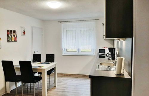 Lauta Apartment | Ferienwohnung Terrasse - Haus Waldidyll
