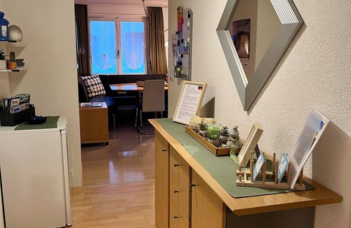 Steffisburg Apartment | Ferienwohnung Zulg- with separate Garden Tiny House for up to 9 People
