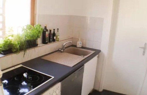 Offenbach am Main Apartment | Fisherman's Lodge: 1 room (living/bedroom) - bathroom - kitchen - 30 min to Frankfurt