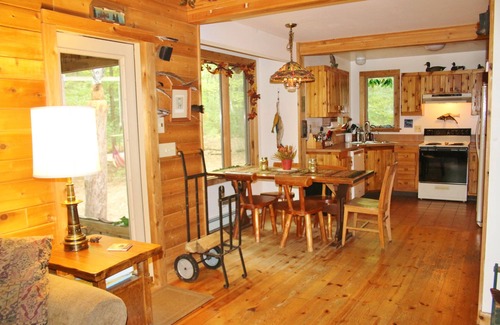 Lake Township Cabin | FLASH SALE Aug.18- 24! PRIVATE beach, boats, acreage, pets, Sleeping Bear Dunes