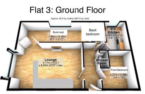 Dover Apartment | Flat 3 Marine Parade House, 1 East Cliff - Next to Dover Port, White Cliffs, Beach, Castle