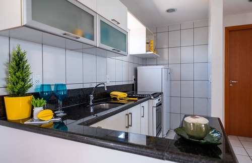 Ponta Negra Apartment | Flat with spectacular view of PONTA NEGRA BEACH, 55 MB Wi-Fi, garage