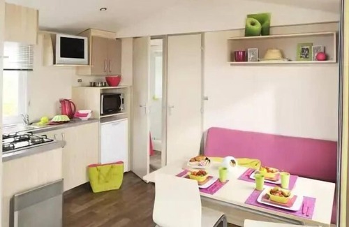 Saint-Aubin-sur-Scie House | Flower Camping Vitamin * - Mobile home Côté Confort 25m² (2 bedrooms) + TV + Integrated terrace - Arrival Saturday 4 people