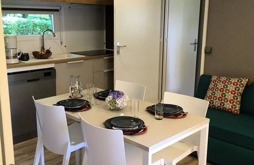 Angoisse House | Flower camping de Rouffiac * - Mobile home Gabare Premium 37m2- 2 bedrooms 6 people