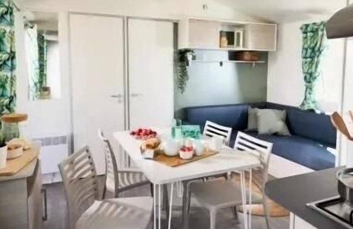 Vicdessos House | Flower Camping LA BEXANELLE * - Home Flower Premium 29 m2 - 2 bedrooms + TV + LV + terrace 4 people