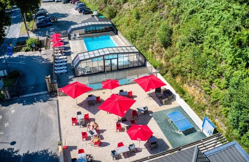 Treignac House | Flower Camping La Plage * - Cabane Lodge Bois sur Pilotis Standard 34m2 (2 bedrooms) including covered terrace 11m2 4 people