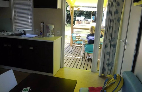 Martiel House | Flower Camping Le Lac aux Birds * - Mobile home Comfort 26m2 (2 bedrooms) + Clim + terrace 10m2 4 people