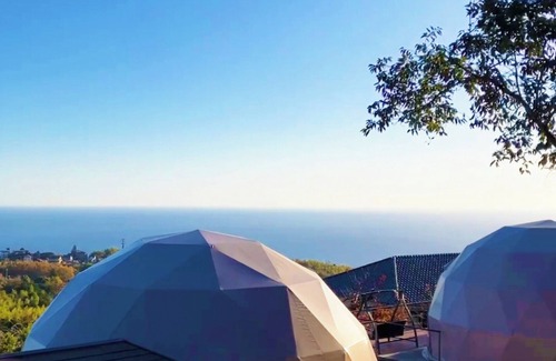 Futo Cabin | For 4 people Dogs welcome Dome tent 6mE traile/Ito Shizuoka