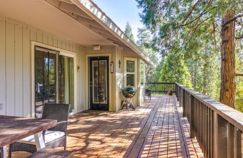 Sonora House | Forest-View Retreat Grill and Fireplace in Sonora