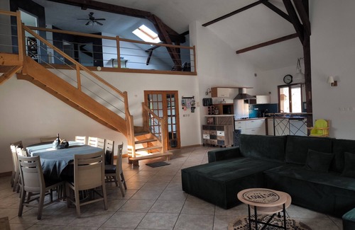 Les Mollettes House | Former tobacco drying shed renovated as a family home in the countryside