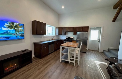 Fox Valley House | Full Kitchen 55" TV Fireplace WD Parking