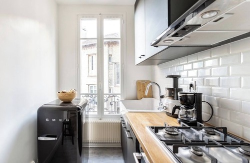 Chatillon Apartment | Fully-equipped 2-room apartment, refurbished, industrial style
