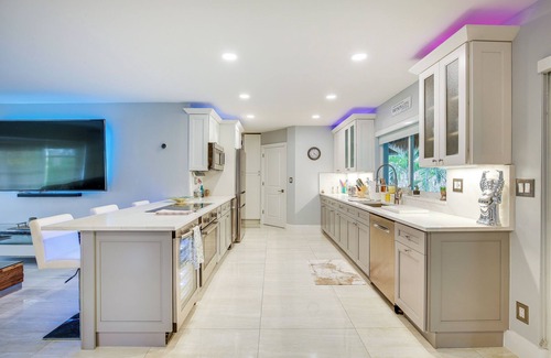 Lighthouse Point House | Furnished Patio + Gas Grill: Deerfield Beach Home