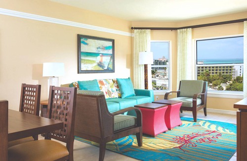 Palm Beach Resort | Garden View - 1 Bedroom - Marriott's Aruba Surf Club - Full Resort Access