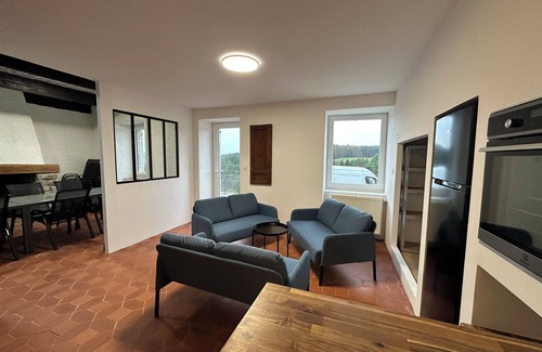 Dunieres House | Gîte de la Vernelle-Calme with breathtaking views. Sleeps 10 to 14.