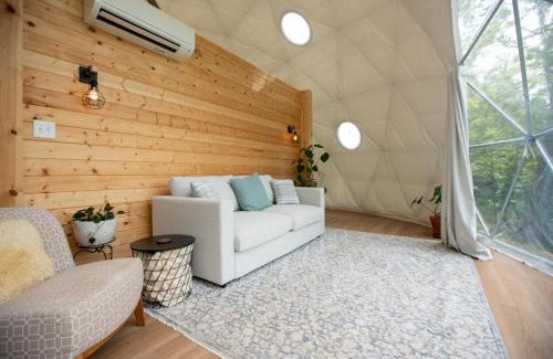 Sinks Grove House | Glamping Dome at The Riverstead - Greenbrier River
