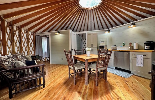 Warrensburg House | Glamping Private Lake Escape - Shoreline Yurt @ Daggett Lake