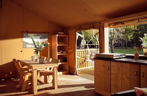 Zeewolde House | Glamping Tent in Netherlands with BBQ Terrace