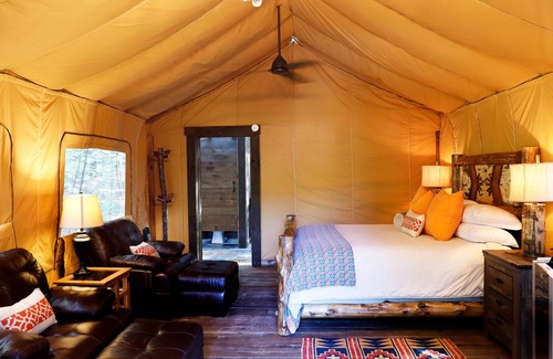 Dover Resort | Glamping Tent on over 400 acres! Luxurious amenities in the heart of nature.