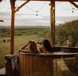 Luzino House | GlinCa Blisko Natury - domek z jacuzzi
