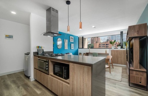 La Aguacatala Apartment | Go Living 606 · Stylish 1BR Apt near Milla de Oro-AC fast Wi-Fi
