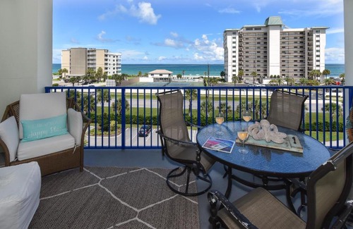 New Smyrna Beach Apartment | Gorgeous Ocean Walk Condo with Ocean and Estuary Views OW18-506
