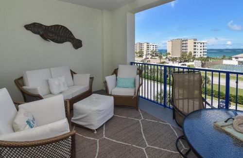 New Smyrna Beach Apartment | Gorgeous Ocean Walk Condo with Ocean and Estuary Views OW18-506