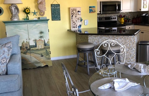 Cherry Grove Beach Condo | Great Quiet Location. Only Steps From The Ocean. Both Front And Back Decks.