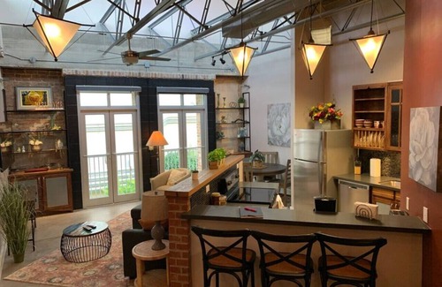Brazos Apartment | Green Door Lofts-Waco Rose - Silos/Downtown