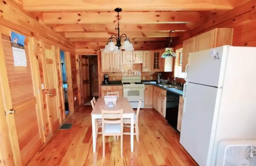 Owego Cabin | Greenwood At Entangled Acres - Log Cabin wWiFi on 16 Acre Animal Sanctuary